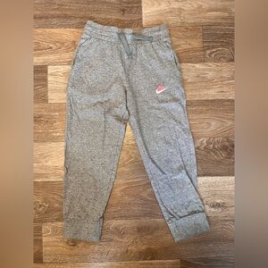 Girls | Nike Heather Gray Joggers| Size Small